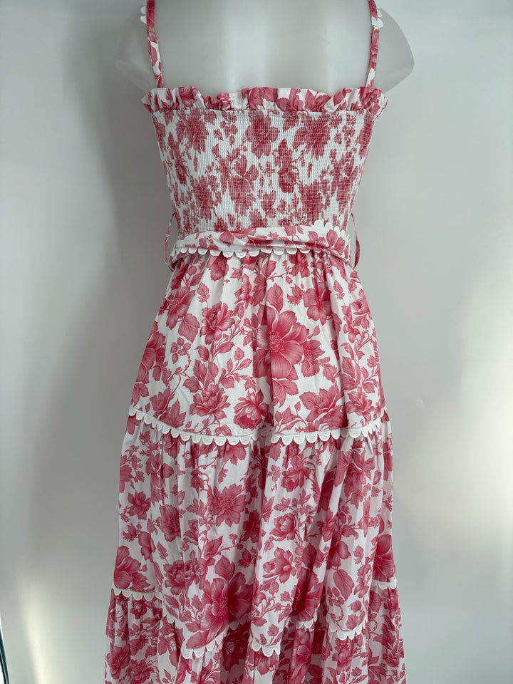 Size XS PINK PRINT Dress