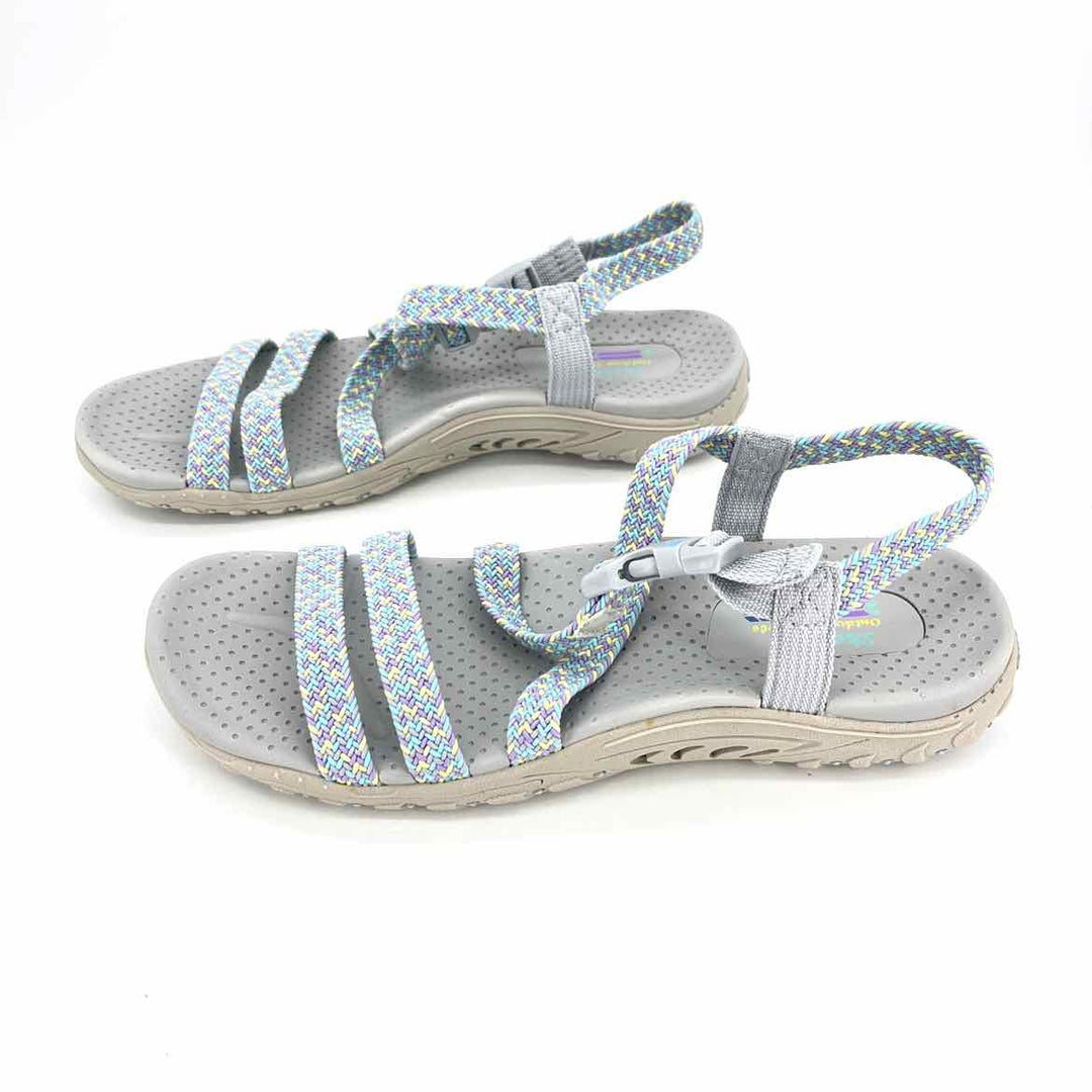 Shoe Size 9 Sketchers Gray Sandals