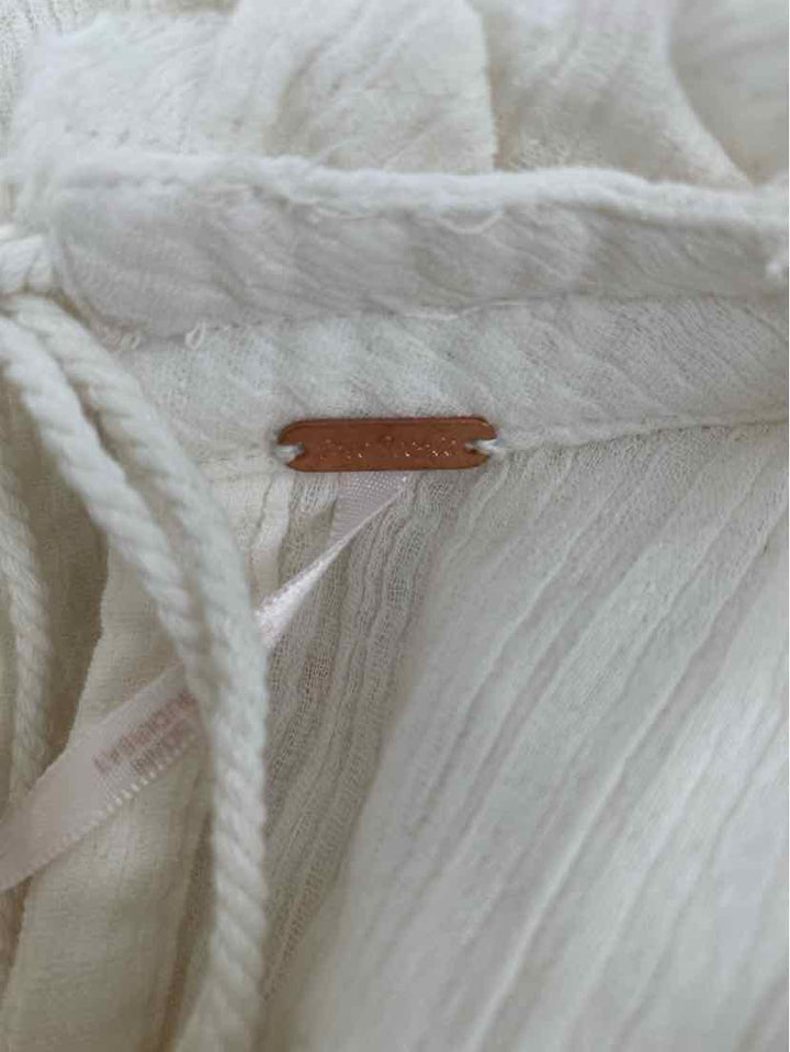 Size S FREE PEOPLE Ivory Shirt