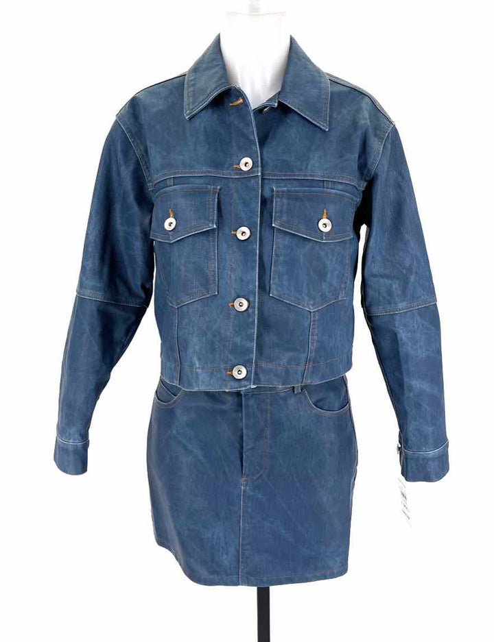 Size 0 BAR 111 Blue Skirt Suit