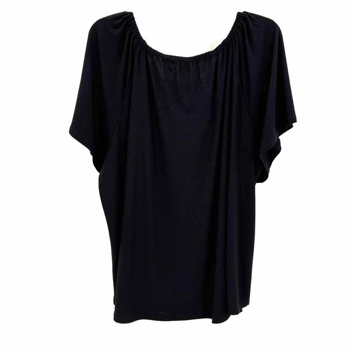 Size 1X Black Knit Shirt