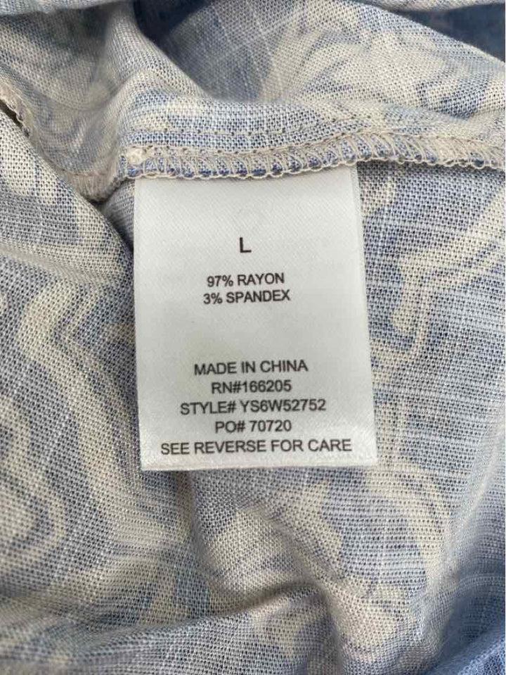 Size L LUCKY Blue Dress