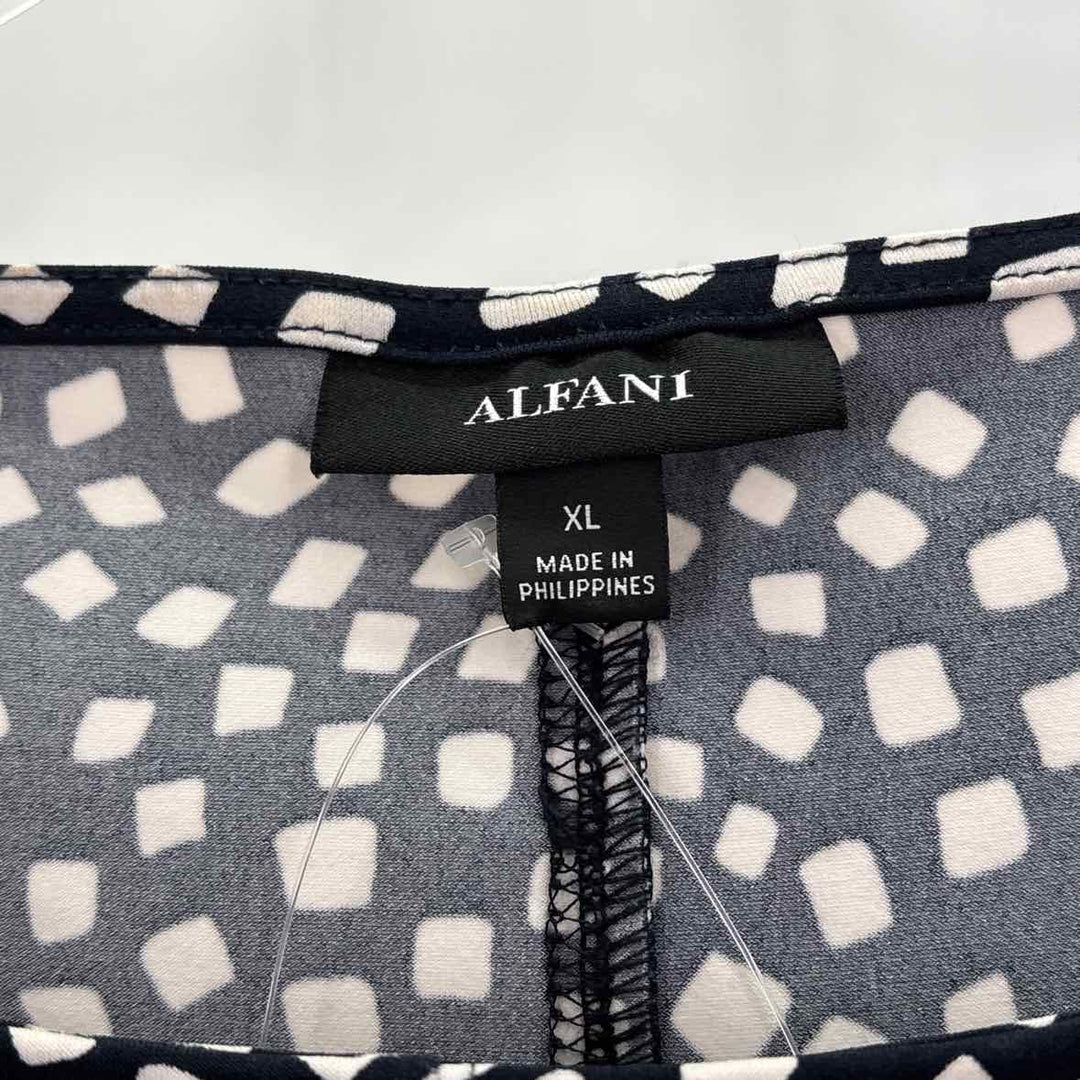 Size XL ALFANI Navy Shirt