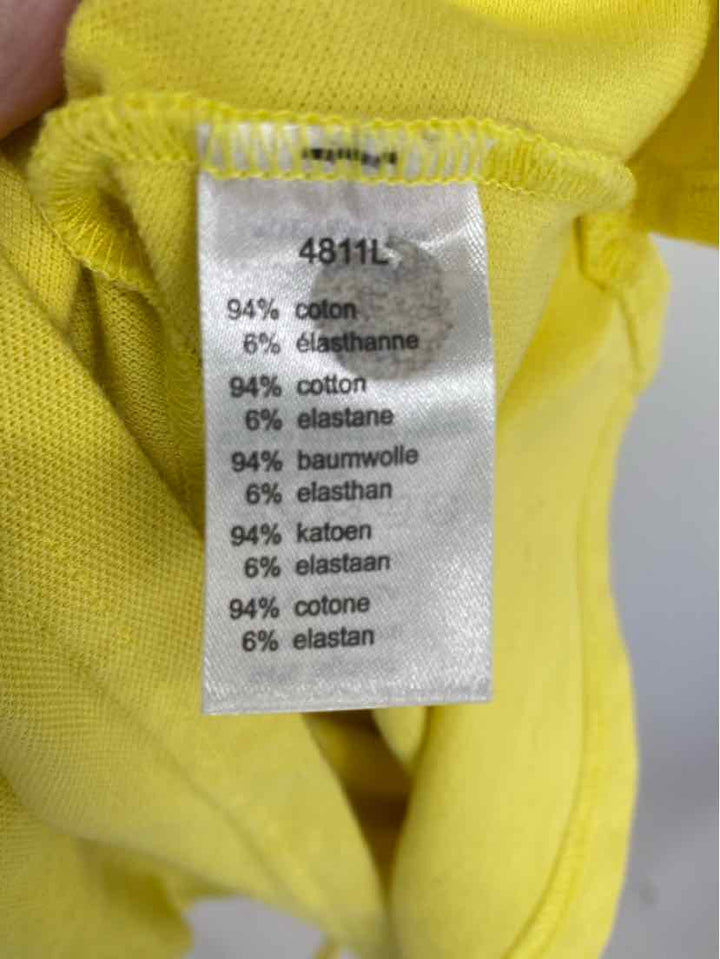 Size 40 Lacoste Yellow Shirt