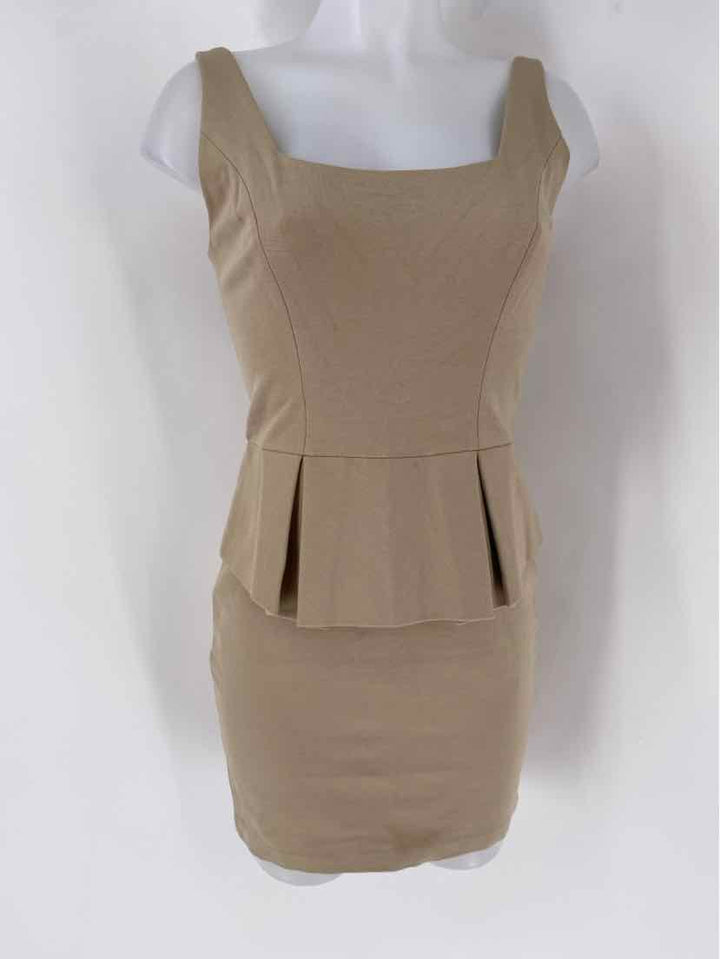 Size 4 ROBERT RODRIGUEZ Tan Dress