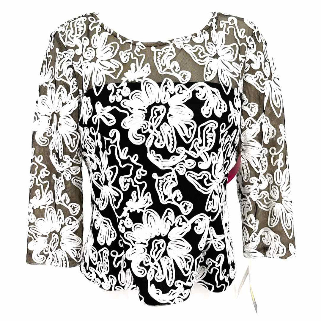 Size Petite ALEX EVENING Black Shirt