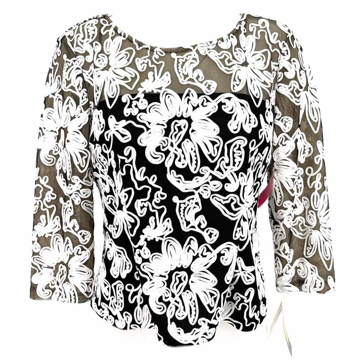 Size Petite ALEX EVENING Black Shirt