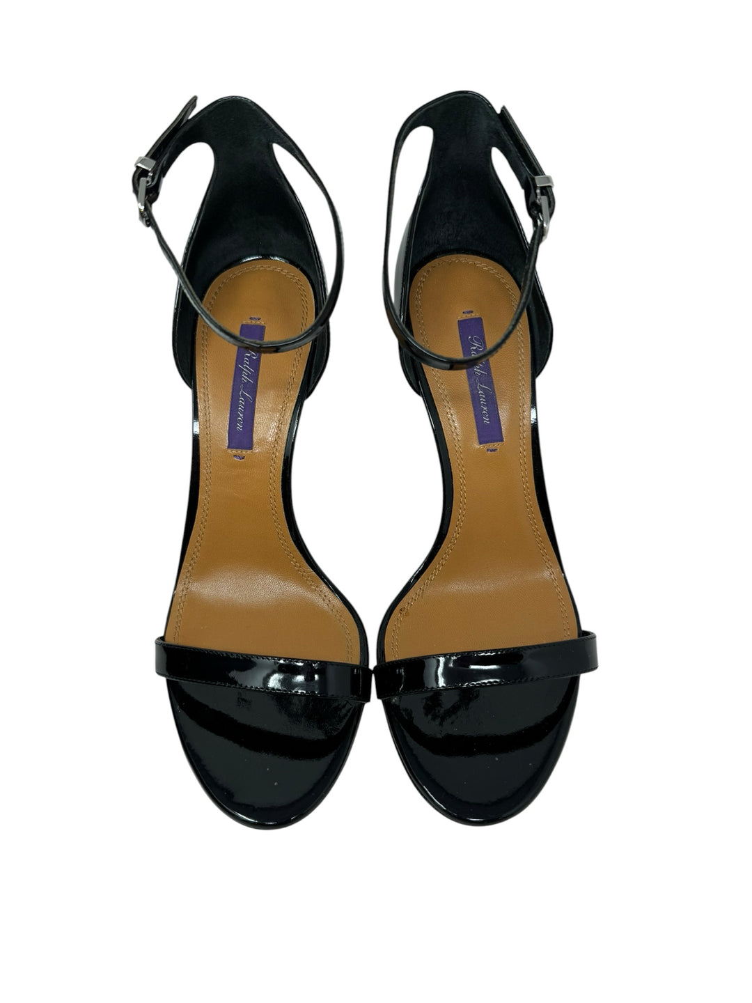Shoe Size 37.5 RALPH LAUREN Black Patent Pumps