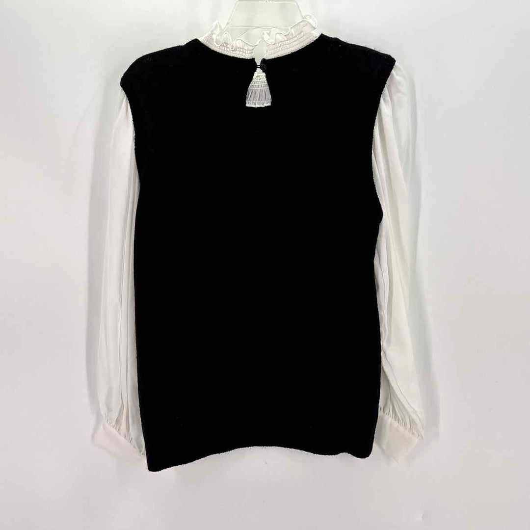 Size M CECE Black Knit Sweater