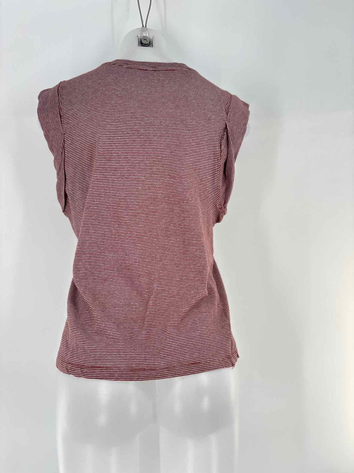 Size M Anthropologie Burgundy Shirt