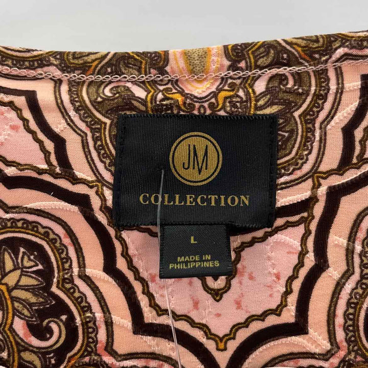 Size L JM COLLECTION Multi-Color Shirt