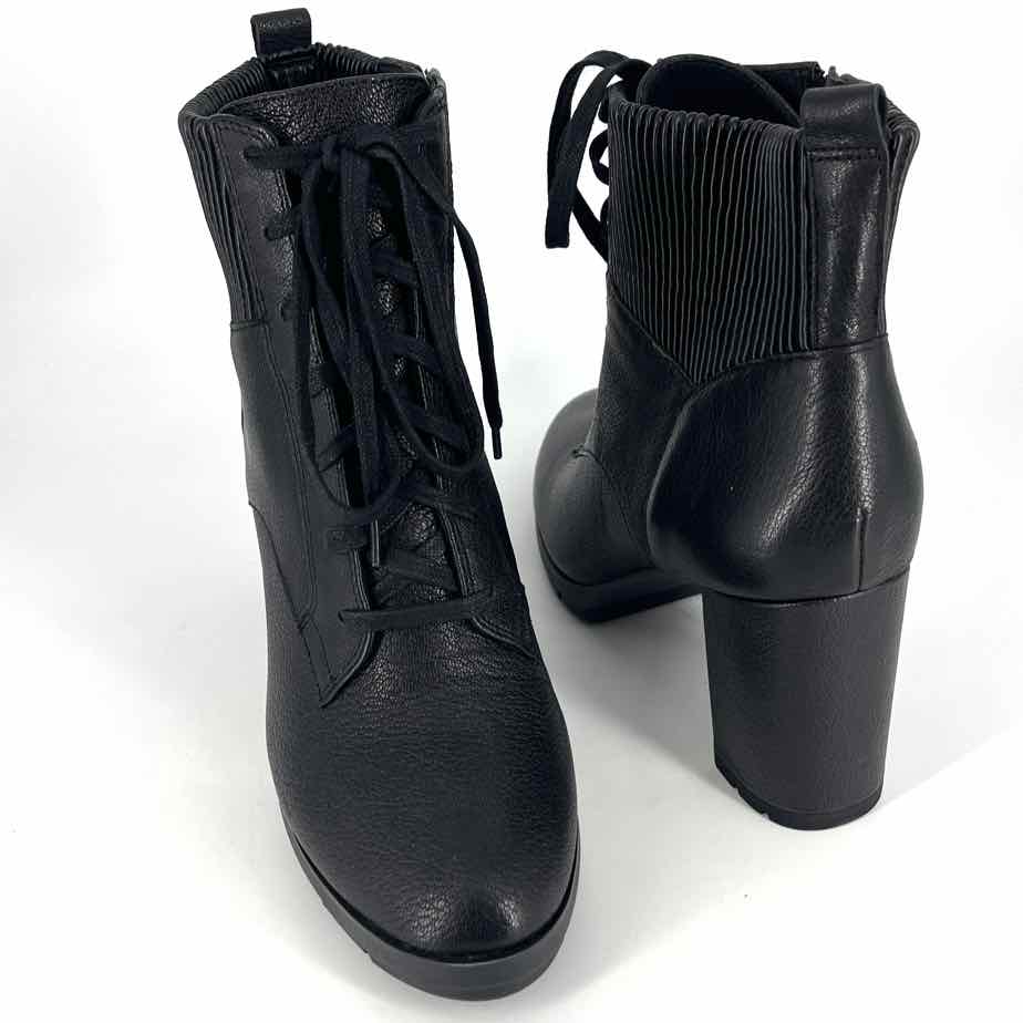 Shoe Size 10 CORSO COMO Black Leather Boots