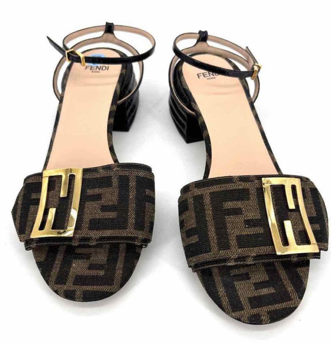 Shoe Size 37 Fendi Brown Luxury - Sandals