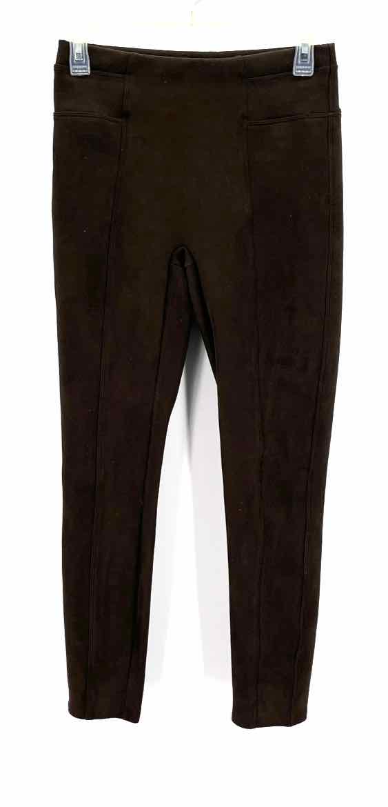 Size S SPANX Brown Suede Pants