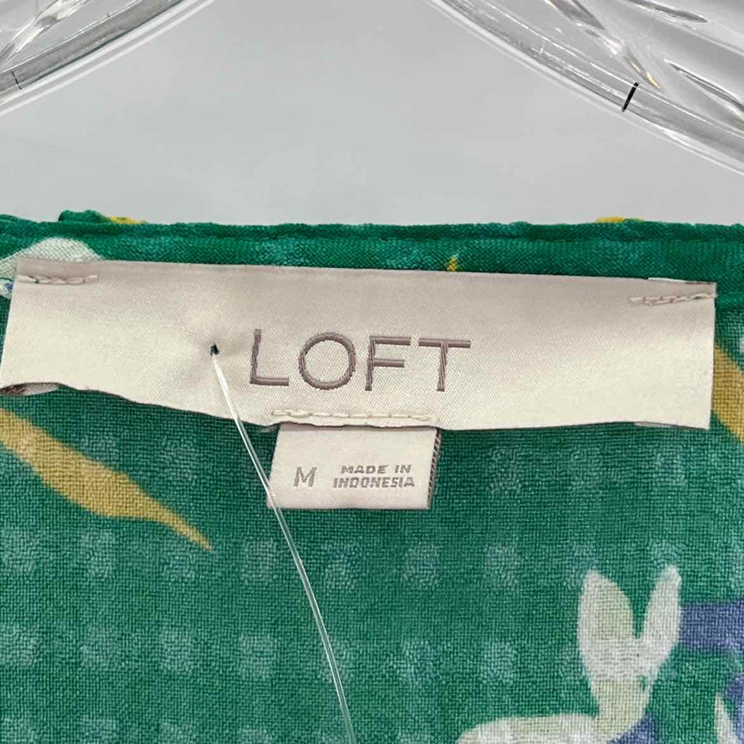 Size M LOFT Green Shirt