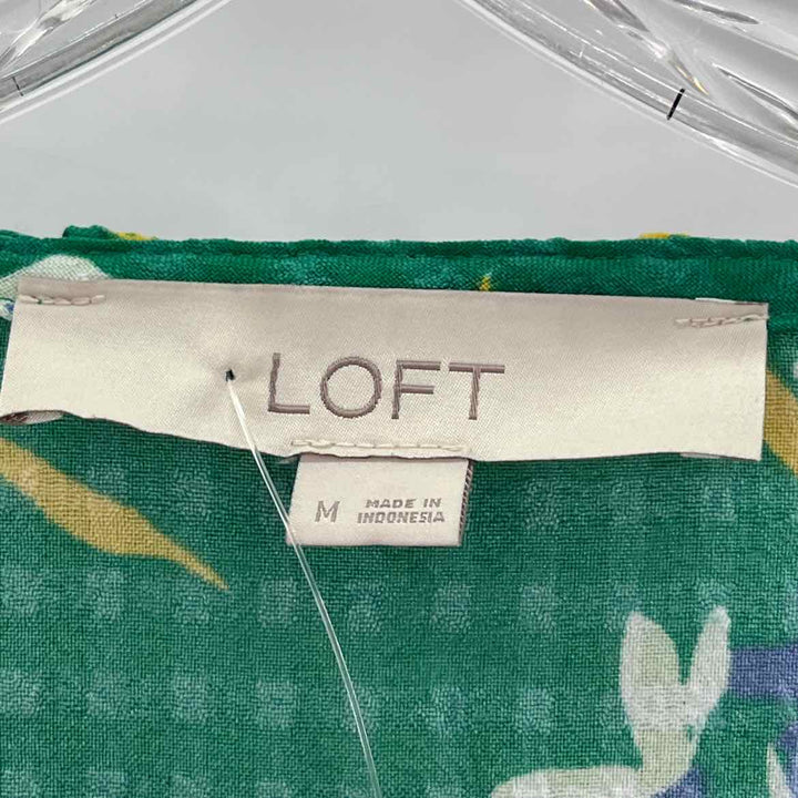 Size M LOFT Green Shirt