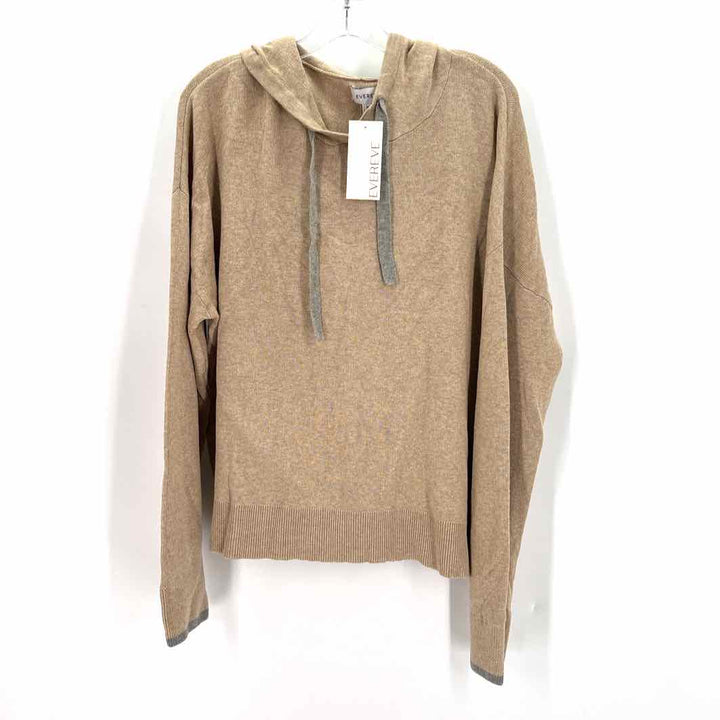 Size XL EVEREVE Tan Knit Sweater