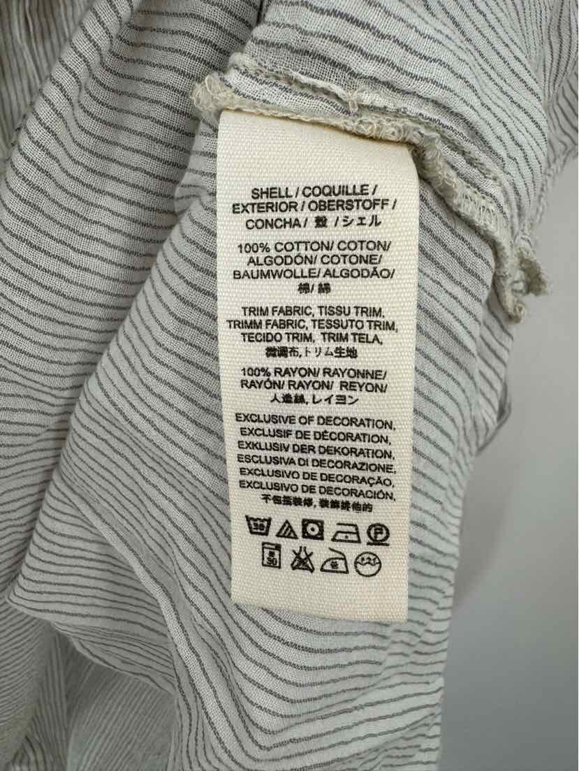 Size XS FREE PEOPLE Gray Shirt