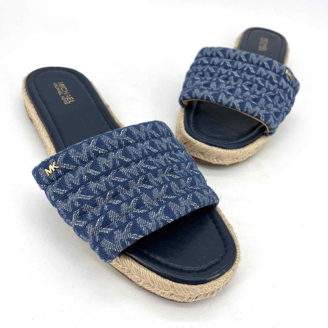 Shoe Size 10 Michael Kors Blue Sandals
