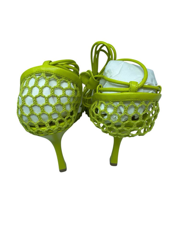 Shoe Size 39.5 BOTTEGA Lime Green Luxury - Sandals
