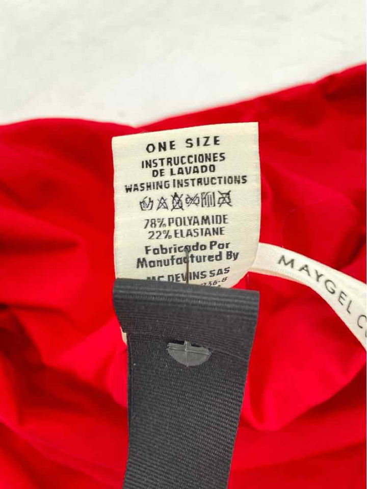 Size One Size Red Swimsuit