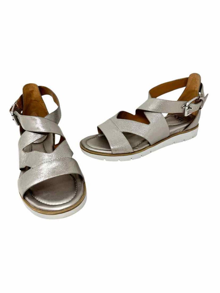 Shoe Size 7 SOFFT Silver Sandals