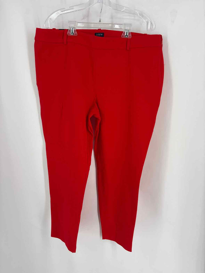 Size 18 J Crew Red Pants