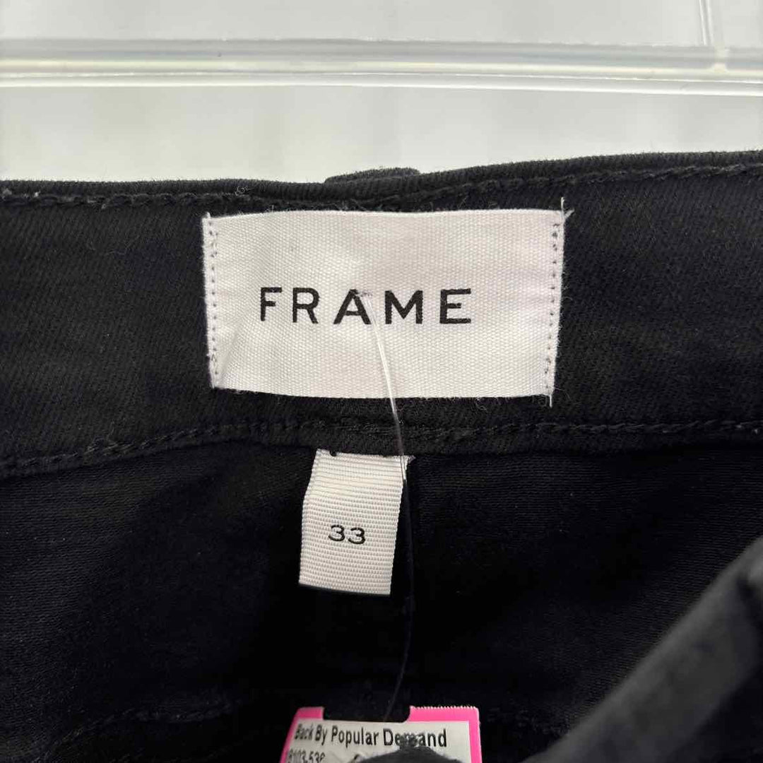Size 33 FRAME Black Pants