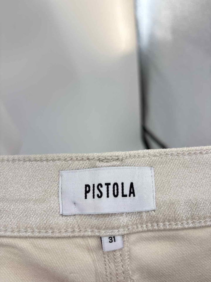Size 31 Pistola Cream Jeans
