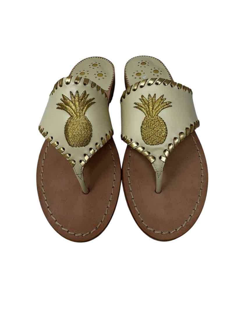 Shoe Size 7.5 Jack Rogers Cream Sandals
