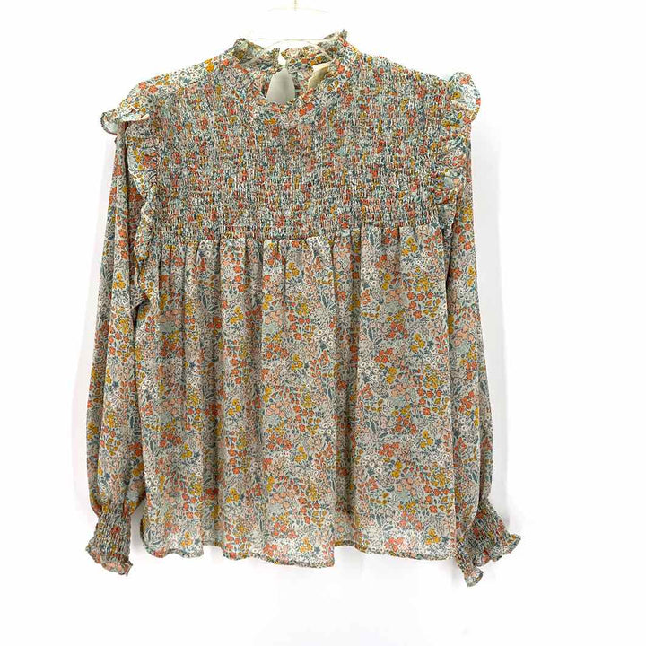 Size M Green Print Shirt