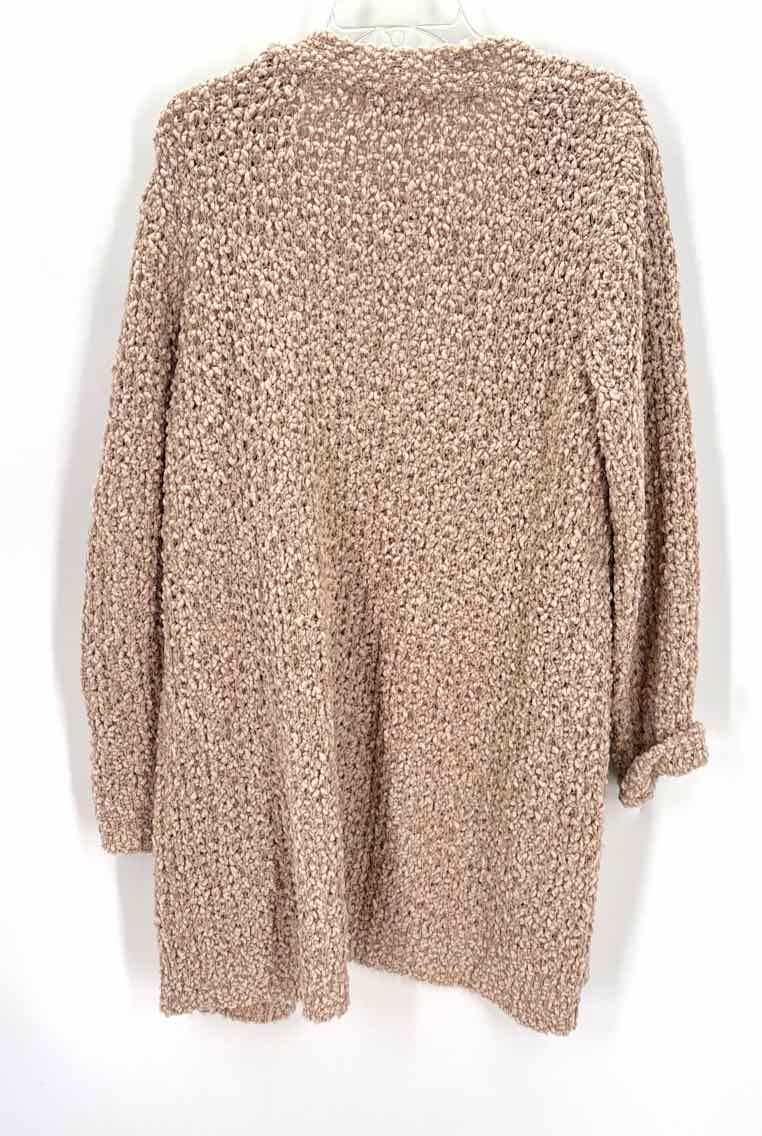 Size XL NEW DIRECTION Beige Knit Cardigan