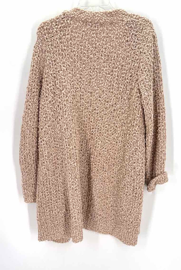 Size XL NEW DIRECTION Beige Knit Cardigan