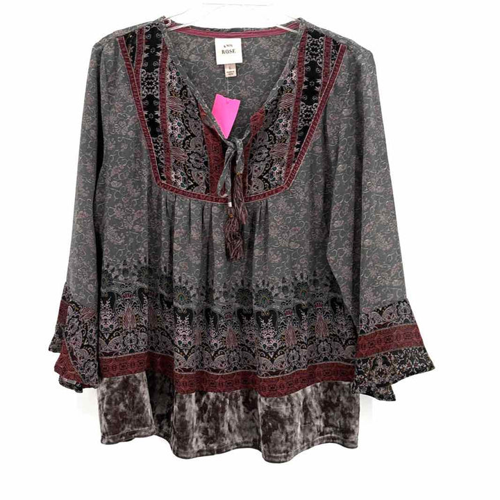 Size L KNOX ROSE Multi-Color Shirt
