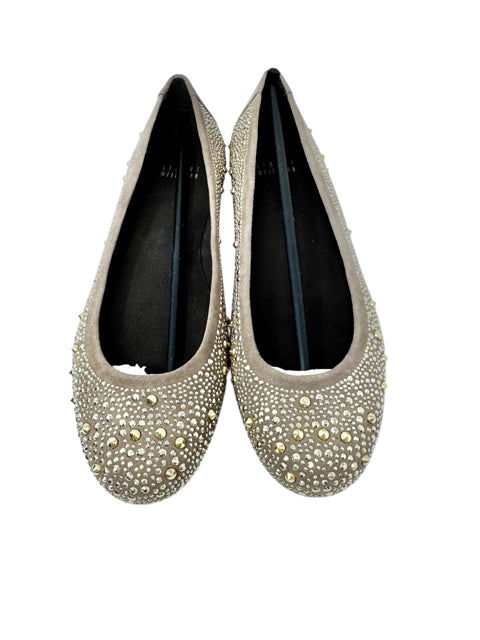 Shoe Size 8.5 Stuart Weitzman Tan Suede Flats
