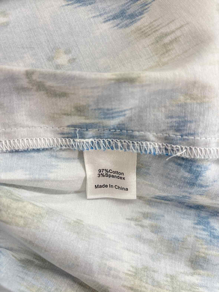 Size XS TUCKERNUCK Blue Print Dress