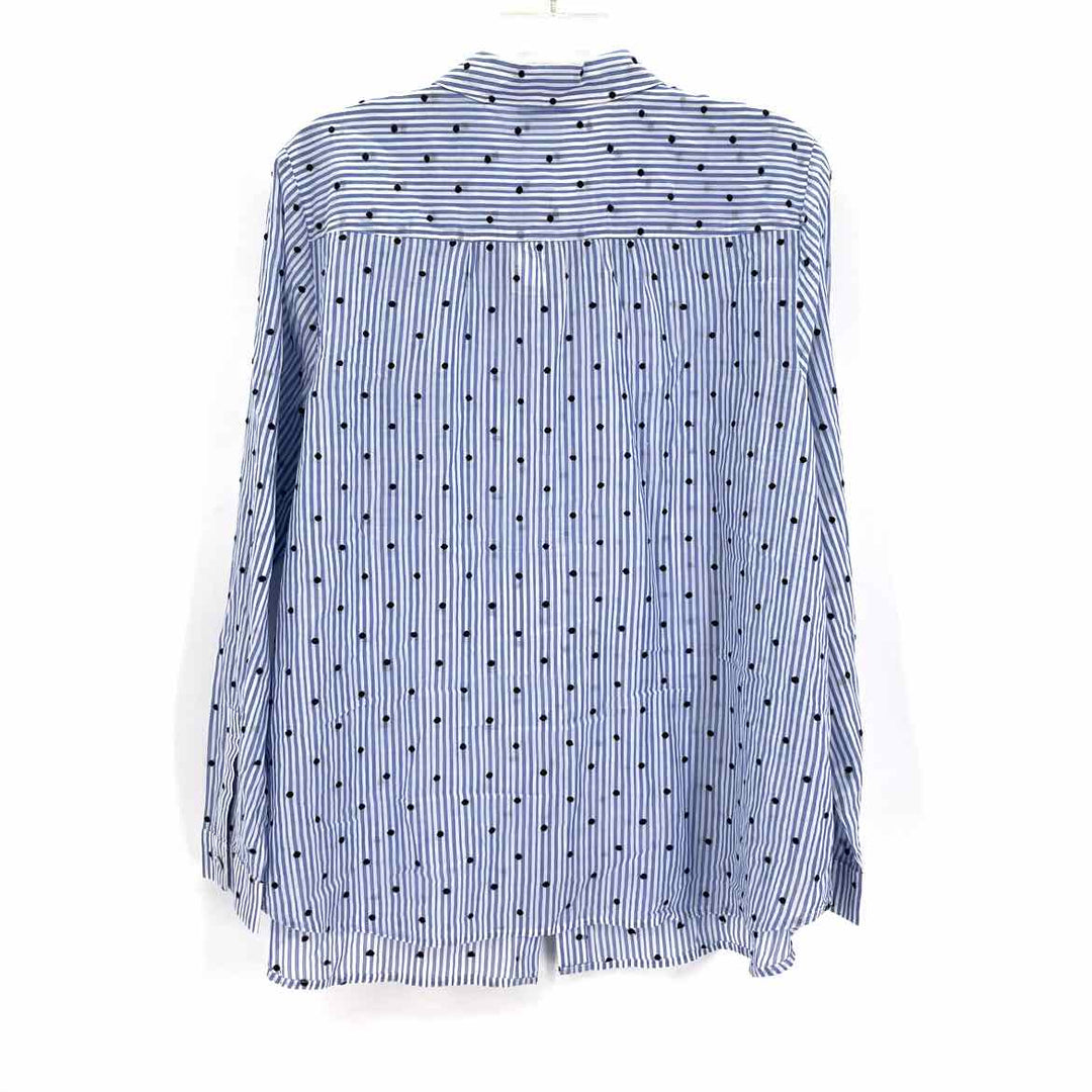 Size L J JILL Light Blue Shirt