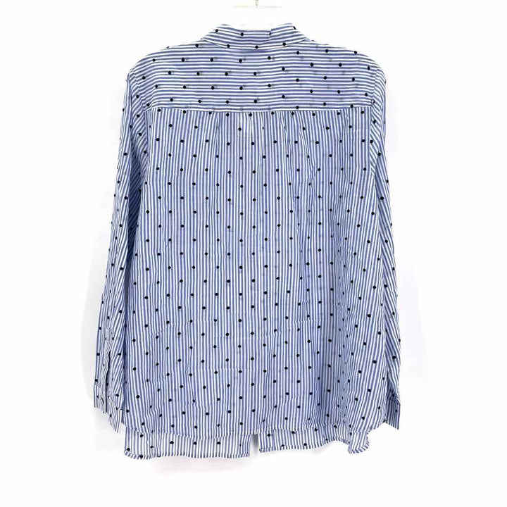 Size L J JILL Light Blue Shirt