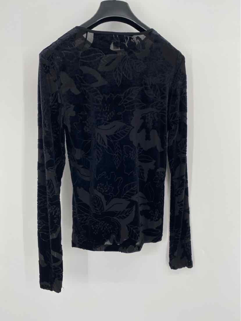 Size S Banana Republic Black Velour Sweater