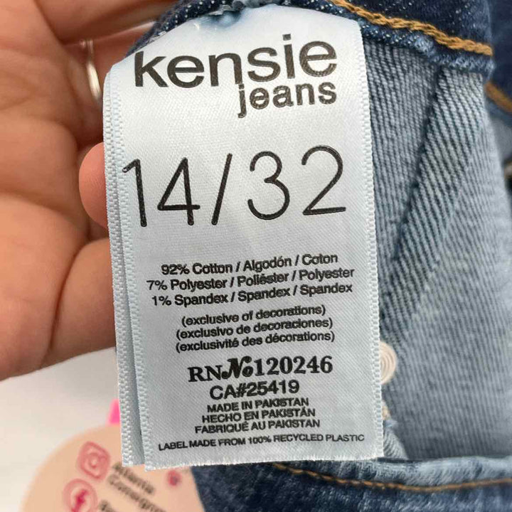 Size 14 KENZIE Navy Denim Jeans