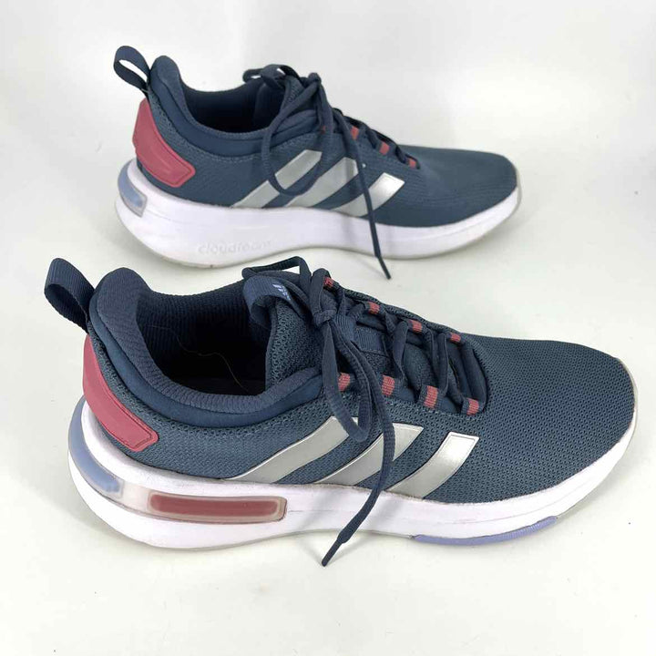 Shoe Size 9 Adidas Blue Knit Sneakers
