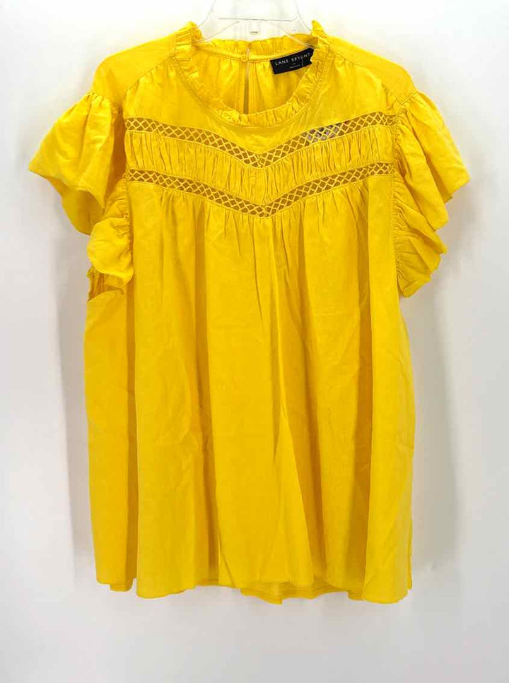 Size 24 LANE BRYANT Yellow Shirt