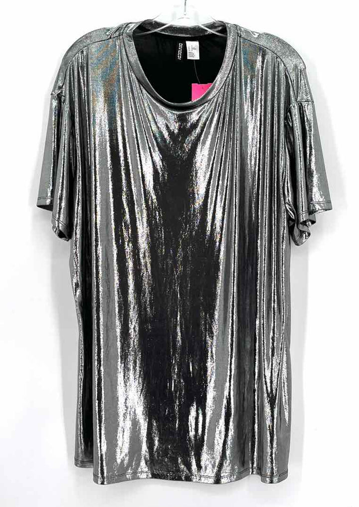 Size 12 DIVIDED Silver Skirt