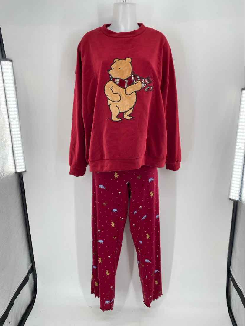 Size XL DISNEY Burgundy 2 PC Dress