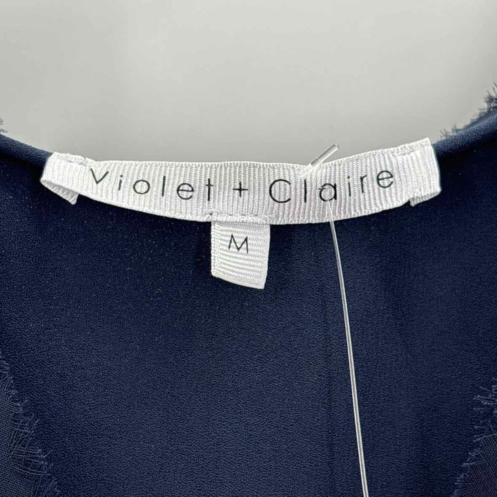 Size M VIOLET & CLAIRE Navy Shirt