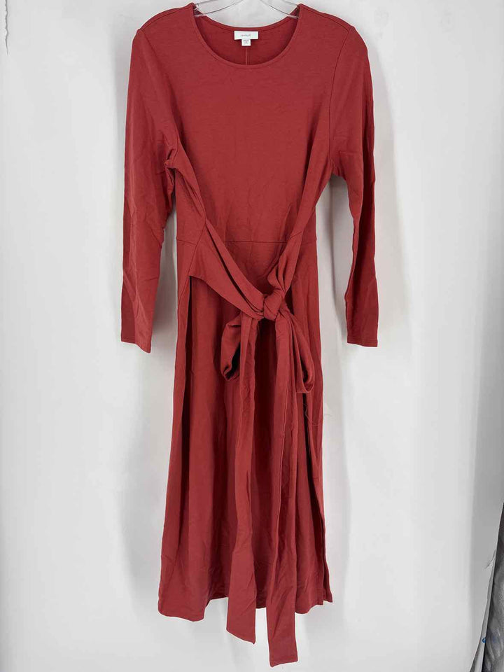 Size M J JILL Orange Dress