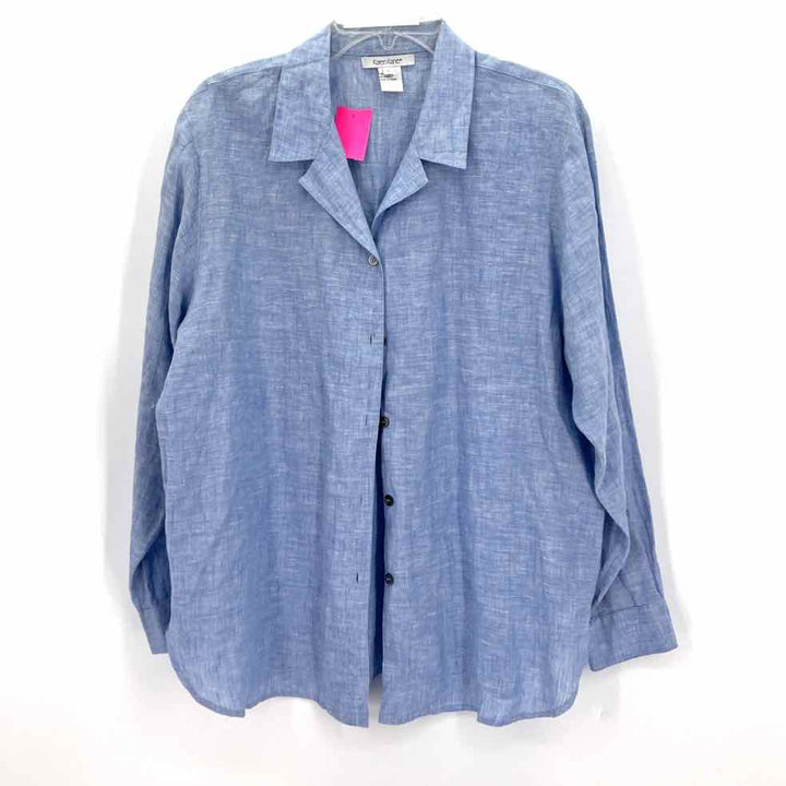 Size L KAREN KANE Blue Shirt