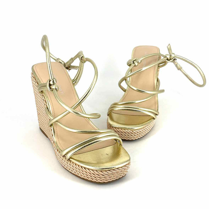 Shoe Size 7.5 MARC FISHER Gold Sandals