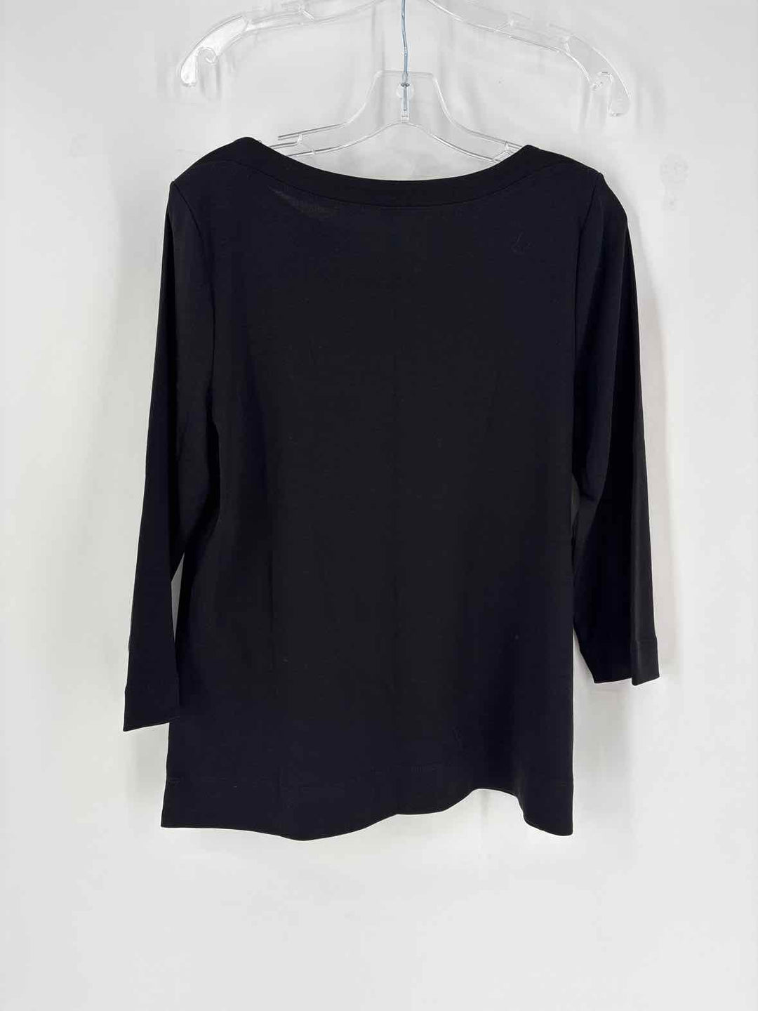 Size L Chico's Black Cotton Shirt