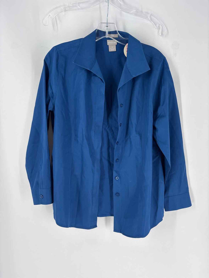 Size M Chico's Blue Shirt